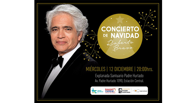 Concierto de Navidad: Roberto Bravo se presentará gratis en el Santuario del Padre Hurtado